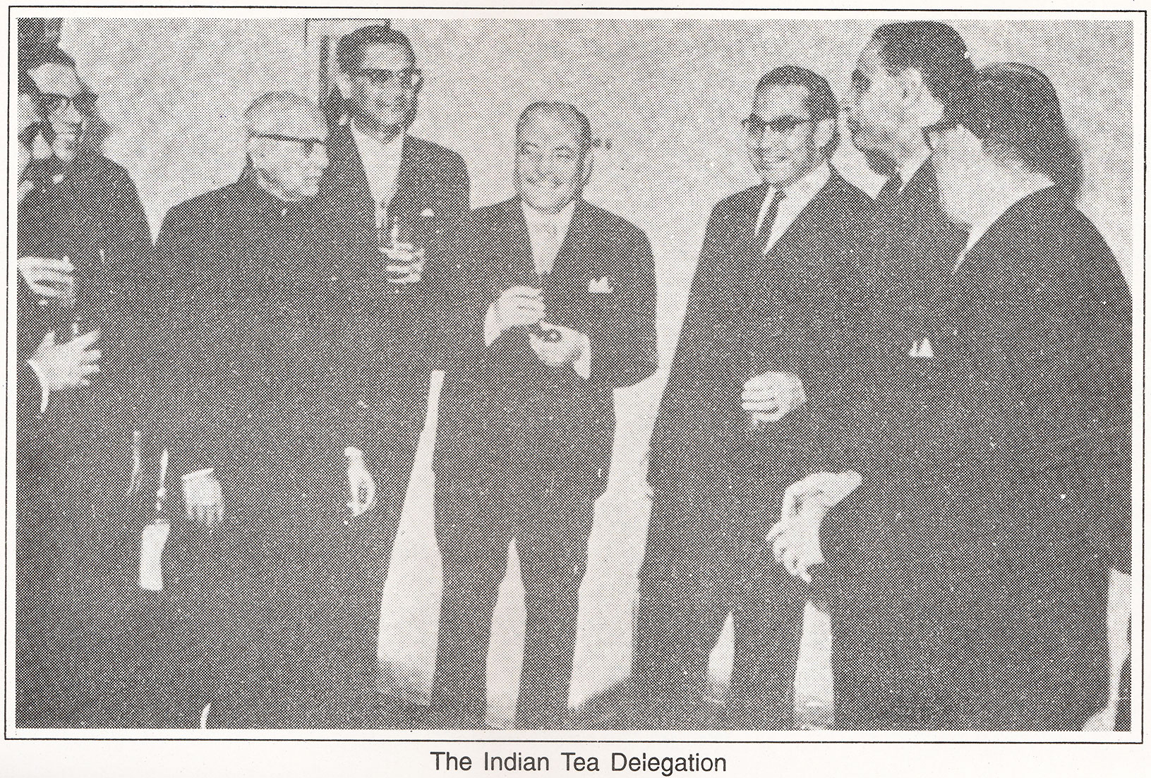 Prafulla Chandra Borooah with the Indian Tea Delegation